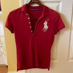 Ralph Lauren Polo with beaded logo - Size M